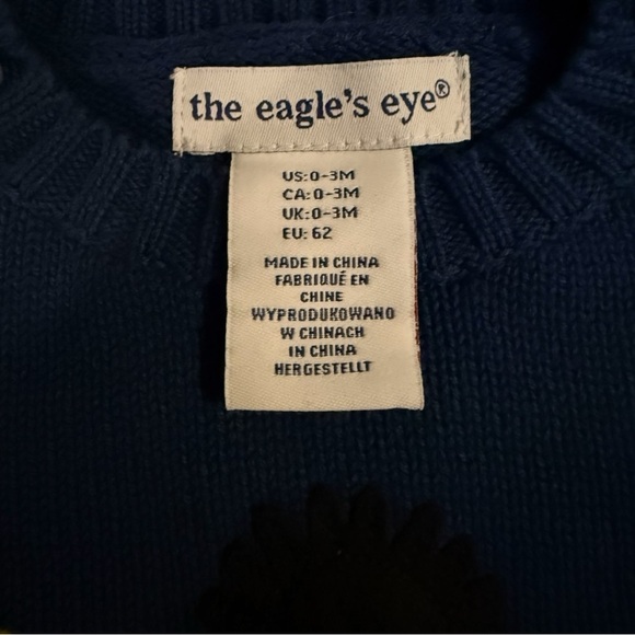 The Eagle's Eye Infant Monster Sweater with Hat - NWT - Picture 4 of 5